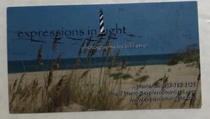 Business Card Expressions In Light Photography By Bill Ferro Massachusetts - Picture 1 of 1