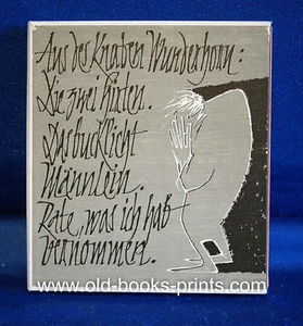 Aus des Knaben Wunderhorn - Eggebrecht-Presse, schöne illustrierte Ausgabe 1963! - Picture 1 of 1