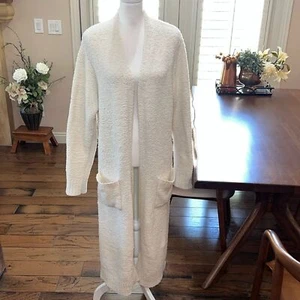 SKIMS Accappatoio donna maglia accogliente Boucle Osso Taglia S/M Leggero Teddy Comfort - Foto 1 di 11