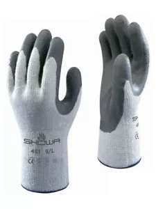 2 Pairs Showa 451 Grip Thermo Winter Gloves Warm Latex Palm Coating All Sizes - Picture 1 of 3