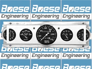 46 47 48 Plymouth Billet Aluminum Gauge Panel Dash Insert Instrument Cluster - Picture 1 of 4