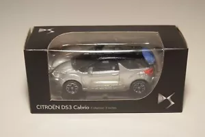 WW 1:64 NOREV CITROEN DS3 DS 3 CABRIO GRIGIO METALLIZZATO MIB - Foto 1 di 3