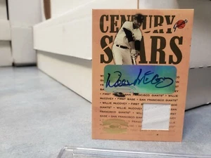 2005 Throwback Threads Century Stars Materialien AUTO #CS-40 Willie McCovey - fast neuwertig - - Bild 1 von 4