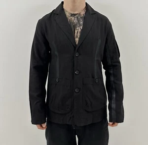 DDP First Aid To The Injured Men Blazer Jacket Linen Avant Garde Owens size 2 S - Picture 1 of 15