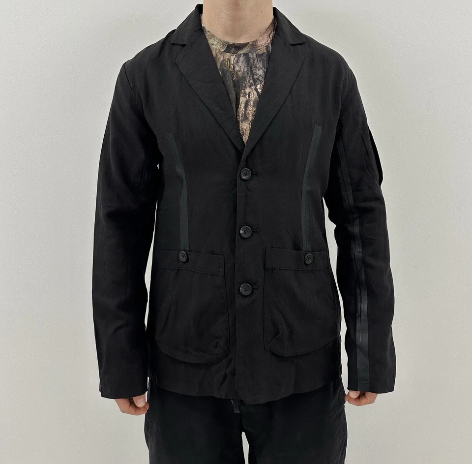 DDP First Aid To The Injured Men Blazer Jacket Linen Avant Garde Owens size 2 S - Image 1 of 4