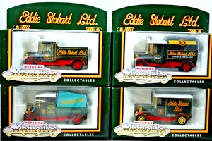 Lote de 4 furgonetas de reparto Corgi 61203 Special 1997 vintage EDDIE STOBART camiones como nuevas - Imagen 1 de 12
