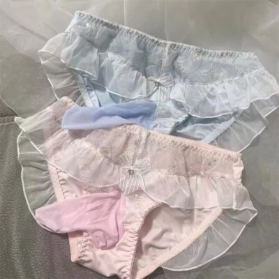 Lindo calzoncillos japoneses calzoncillos bragas de encaje con moño para hombre Foto 1 de 4