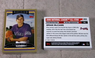 2006 Topps Gold Baseball Serial # /2006 (Pick Choose Complete) - Image 1 of 2