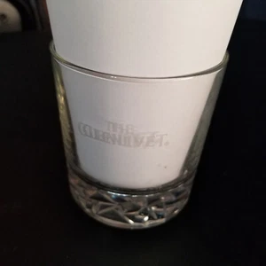 The Glenlivet Scotch Whiskey Rocks Glass Texture Design Barware 8 oz, 3.5" Tall - Picture 1 of 3