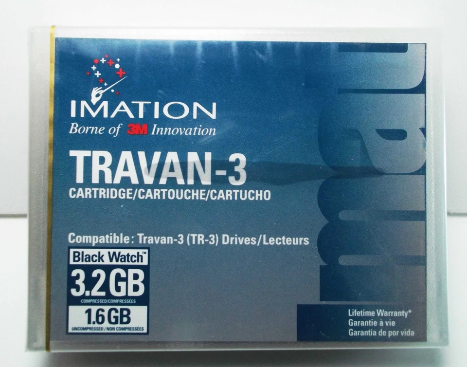 Imation Travan-3 3.2 GB Data Cartridge TR-3 Compatible - NEW factory sealed - Image 1 of 1