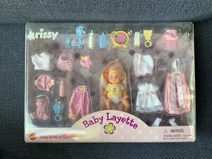 Krissy Baby Layette Clothes Accessories Sister of Barbie 1999 Mattel #26572 NRFB