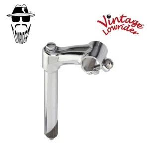 LONG VINTAGE LOWRIDER 7" STEEL STEM (SIZE 22.2MM ) KP-2 CHROME - Picture 1 of 1