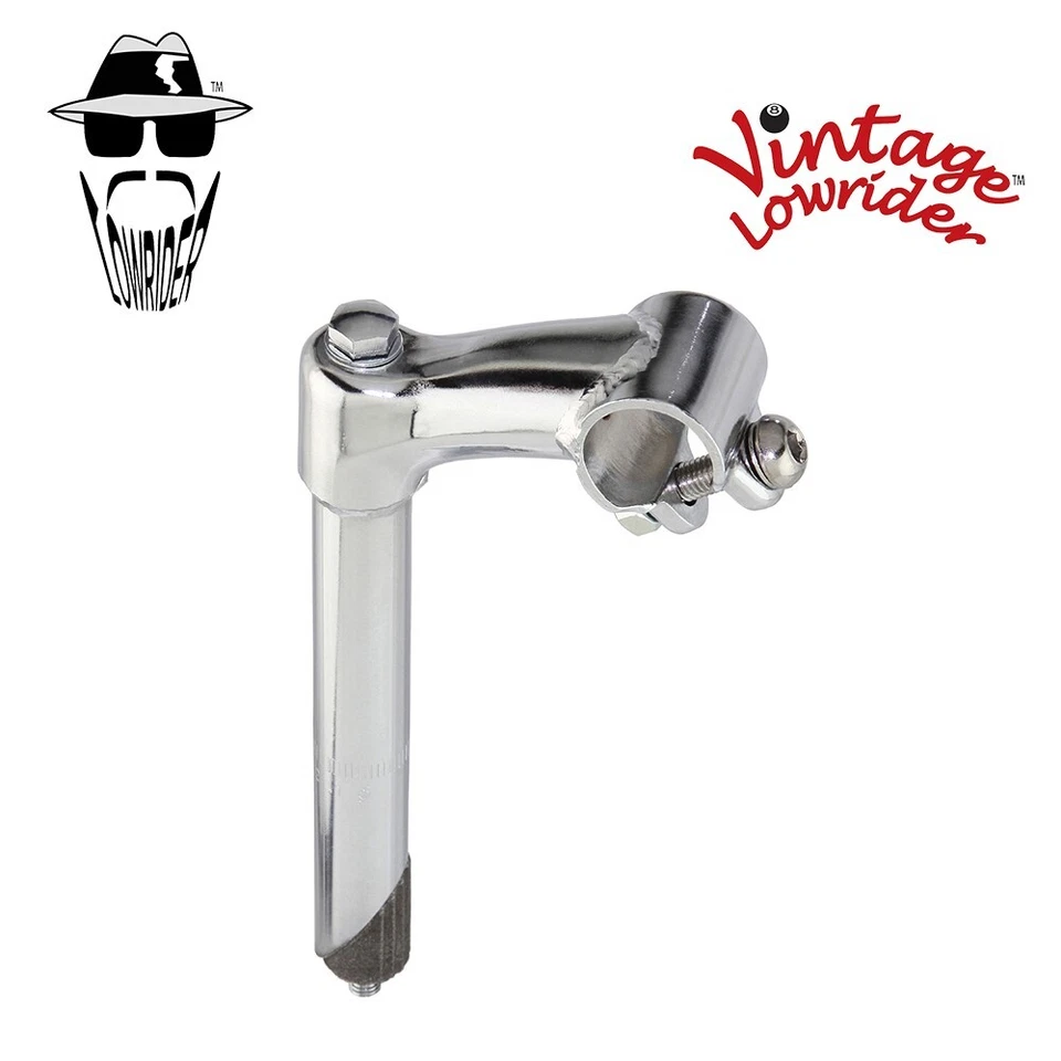 LONG VINTAGE LOWRIDER 7" STEEL STEM (SIZE 22.2MM ) KP-2 CHROME - Image 1 of 1