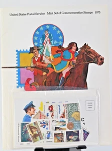 Sealed 1975 Mint Set Commemorative Collection Yearbook USPS Album Stamps NEW - Picture 1 of 5