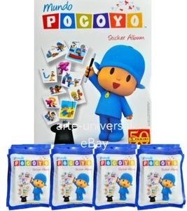 Album + 50 packs (250 stickers) POCOYO WORLD Panini Sticker Collection Kids - Picture 1 of 3