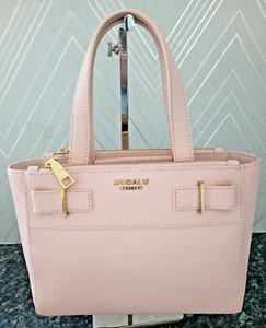 Modalu Blush Pink Leather Small Handbag Wedding Races Lighlty Used Immaculate - Picture 1 of 10