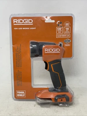 BRAND NEW! Ridgid 18V Cordless LED Work Light (Tool Only) 400 Lumens R8695B (O5) - Image 1 of 4