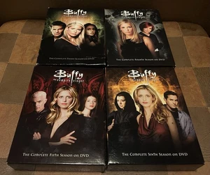 Buffy the Vampire Slayer Season 3, 4, 5, 6 DVD sets - Foto 1 di 2