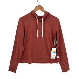 Neu! VUORI Essential Halo Hoodie Pullover Currant Heather Damen Large W086 - Bild 1 von 7