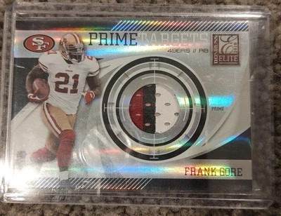 2010 Panini Frank Gore Prime Targets Jersey Card /50 San Francisco 49ers - Image 1 of 2
