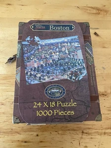Dowdle Explore America Series - Boston Jigsaw Puzzle 1000 Pieces - Picture 1 of 7