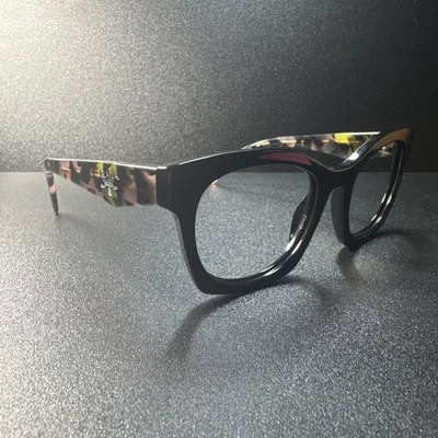 Prada Italy B VPR A05 50[]20 13P 1O1 140 Black Eyeglasses MH43 - Image 1 of 4