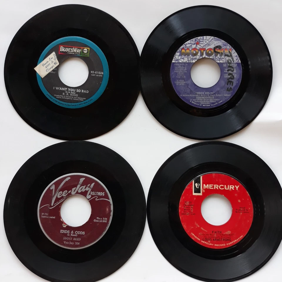  90 винтажных пластинок 60-70-х соул R&B блюз в очень хорошем состоянии плюс очень хорошем состоянии 45 об/мин - Изображение 1 из 4