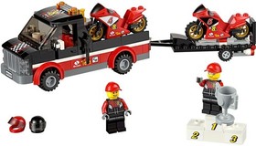 LEGO CITY: Racing Bike Transporter (60084), 100% Complete w/Instructions, no Box