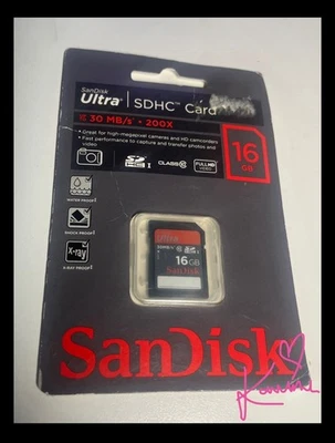 SanDisk16GB Ultra SDHC Card 30 MB/s - SDSU-016G-UQ46 - Image 1 of 2
