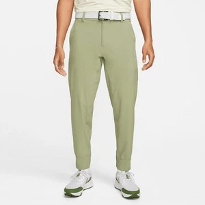 NUEVOS PANTALONES DE CHÁNDAL NIKE TOUR REPELENTES DE GOLF $110 ELÁSTICOS VERDE ACEITE FD5717-386 TALLA 36 - Imagen 1 de 7