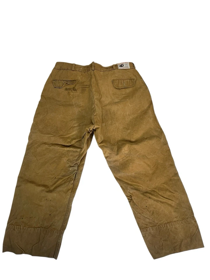 Vintage 1960s Canvas Pants (36x28) Black Sheep Distressed Made In USA Workwear - Image 1 of 4