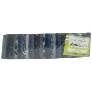 Rainbows 40 x 2 1/2" Strips 44" Long by Victorian Textiles (#65) - Imagen 1 de 2