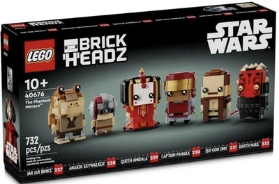 Lego 40676 Brickheadz Star Wars La Amenaza Fantasma - Nuevo Retirado Foto 1 de 2