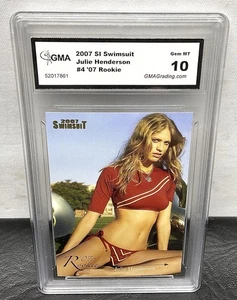 Graded 10 GMA - 2007 Sports Illustrated Swimsuit Card - Julie Henderson (715) - Bild 1 von 21