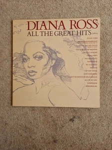 Diana Ross - All The Great Hits Vinyl LP Motown UK 1981 - Picture 1 of 4