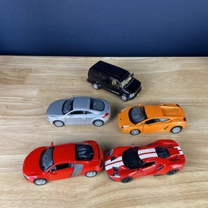 1:32 Kinsmart 2008 Audi TT Coupe Lamborghini Audi R8 Ford Gt Astro Van Lot Of 5 - Picture 1 of 24