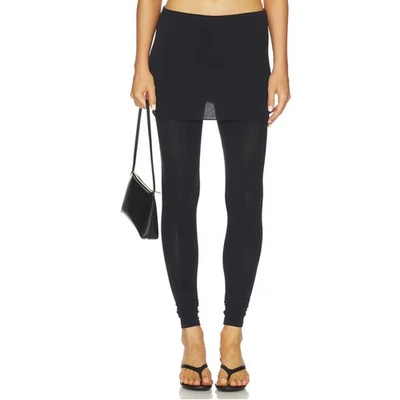 ALLSAINTS Raffi 紧身裤,黑色,尺寸 S — 第 1/4 张图片