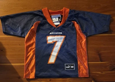 Camiseta deportiva vintage Puma #7 John Elway Denver Broncos niño pequeño talla mediana NFL  Foto 1 de 3