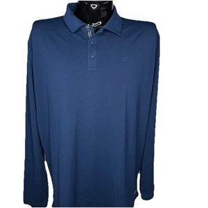 BERETTA Long Sleeve Polo Shirt Mens 3XL Blue Golf Casual Polartec Power Air L/S - Picture 1 of 12