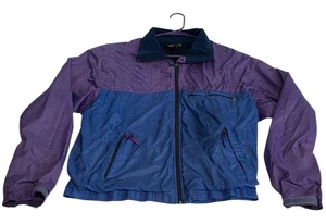Cortavientos Patagonia De Colección Para Hombre M Exterior Ligero Púrpura Azul Color Bloque - Imagen 1 de 12