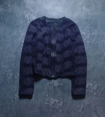 Vintage Exclusive Roberto Cavalli Double Sided Monogram Jacket size S - Image 1 of 4