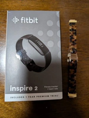 Fitbit Inspire 2 Activity Tracker -Black With Extra Band - Image 1 of 4