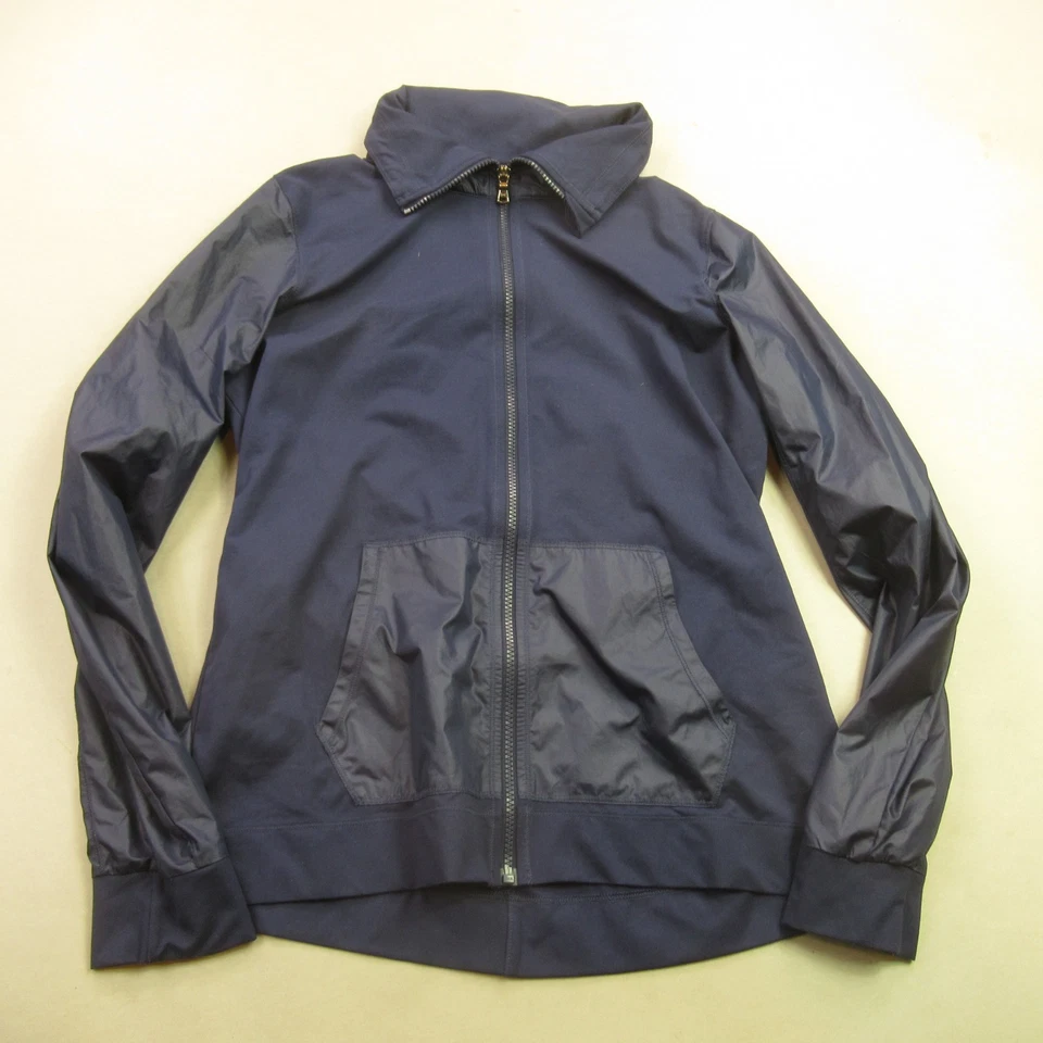 Chaqueta Under Armour Mujer Grande Manga Larga Cremallera Completa Con Capucha Azul Ligero Foto 1 de 4