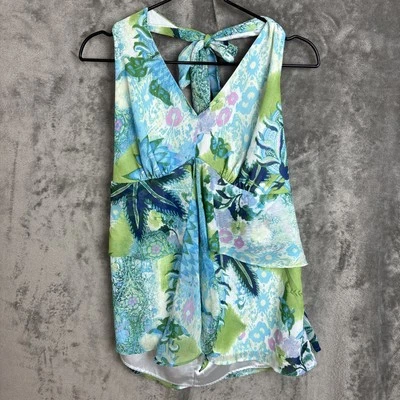 Top Babydoll Vintage Daisy Fuentes Para Mujer 1X Hada Gasa Y2k Dobladillo Asimétrico Foto 1 de 4