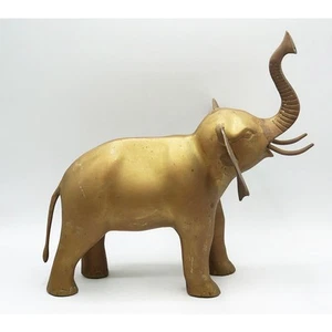 MCM Mid Century Brass Elephant Large 13" - Picture 1 of 5