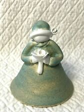 Bell Handmade 3.25" Canadian Wedding Flower Girl Pottery Pale Green