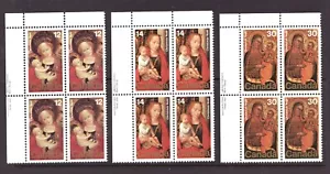 1978 - #773 #774 #775 UL PL. Block Set - Canada Christmas Paintings cv$6.25 - Picture 1 of 1