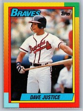 1990 Topps Traded #48T - Dave David Justice - Atlanta Braves