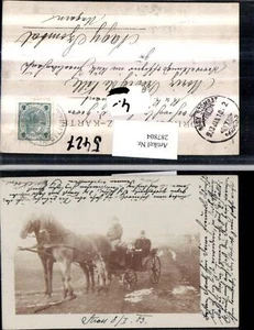 287804,Straß in Steiermark Pferdekutsche Kutsche 1903 - Bild 1 von 1