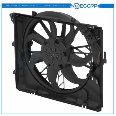 Radiator Cooling Fan Assembly For 2008 2009 2010 2011 2012 2013 BMW 128I - Imagem 1 de 4